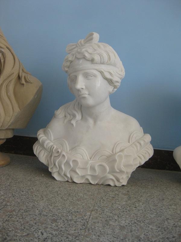 Lady Marble bust statue