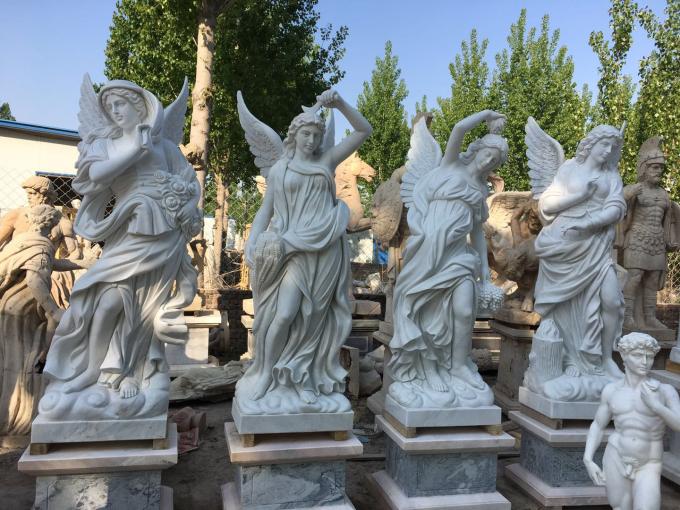 Outdoor garden marble stone statues park marble couple sculptures ,China stone carving Sculpture supplier