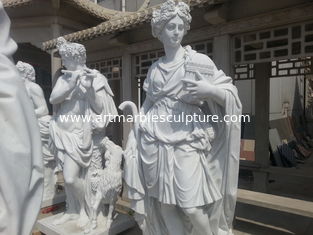 China Greece White marble statues with polish supplier
