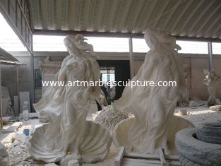 China Egyptian beige marble sculpture supplier