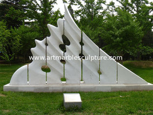China White marble sculptures of Morden city for park supplier