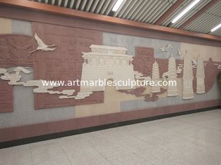 China Stone relief for subway station supplier