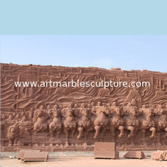 China Large huge red sandstone sculpture project,China stone carving Sculpture supplier supplier