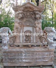 China Garden stone wall fountain carving statue water fountain ,stone carving supplier supplier