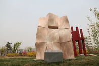 Landscape sculpture with Natural stone for city