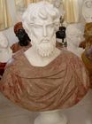 Marble bust statue for man