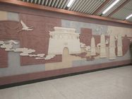 Stone relief for subway station