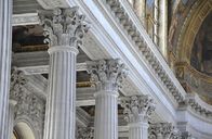 marble columns for building
