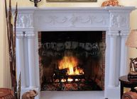 marble mantel  fireplace for home