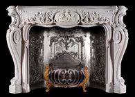 Home decoration Marble stone fireplace mantel surrounds,China marble fireplace supplier