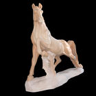 Nature Stone carving horse sculpture pink marble animal sculpture,stone carving supplier