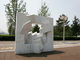 White marble sculptures of Morden city for park supplier