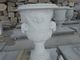 White Marble Flowerpot for garden supplier