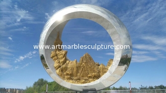 China Exhibition mirror polish stainless steel sculptures ,customized metal statue,Stainless steel sculpture supplier supplier