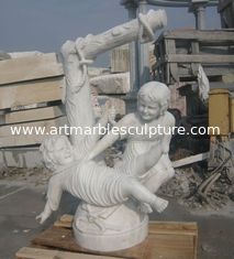 China Lovely baby marble sculptures supplier