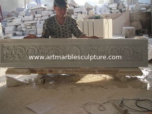 China white marble carved panel for indoor supplier