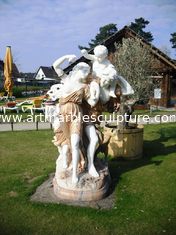 China Family marble sculptures for garden or home supplier