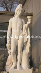 China Western man marble sculptures for garden and Home Decoration Sculpture supplier