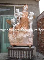 China Mother and baby stone sculpture supplier