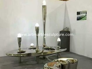 China Stainless steel sculpture with mirror finish supplier