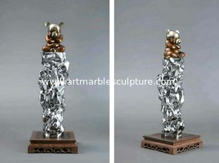 China stainless steel sculpture for artist ,mirror finish ,China stainless steel Sculpture supplier supplier
