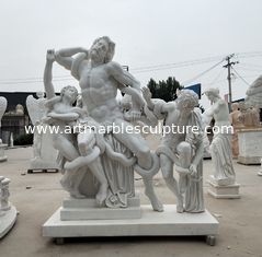 China Museum exhibition marble sculptures Laocoon replica stone statue,stone carving supplier supplier