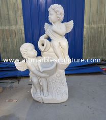 China Garden stone angel boy statue marble angel hand carved sculptures,stone carving supplier supplier
