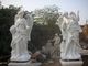 Garden Deco Life size Four angel marble statues,china marble sculpture supplier supplier