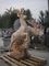 Deer marble sculpture for garden supplier