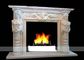 marble mantel  fireplace for home supplier