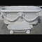 Home deocration white marble bathtub with lion head carving for bathroom,china sculpture supplier supplier
