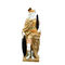 Classic greek stone man statue ,male marble sculpture with shield,China stone carving Sculpture supplier supplier