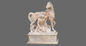 Large Marble Man riding stone horse garden sculpture,China stone carving Sculpture supplier supplier