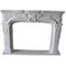 White marble fireplace mantel,China stone carving fireplaces mantel surrounds, home decoration supplier
