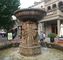 Garden water sandstone fountain with pool, china marble sculpture supplier supplier