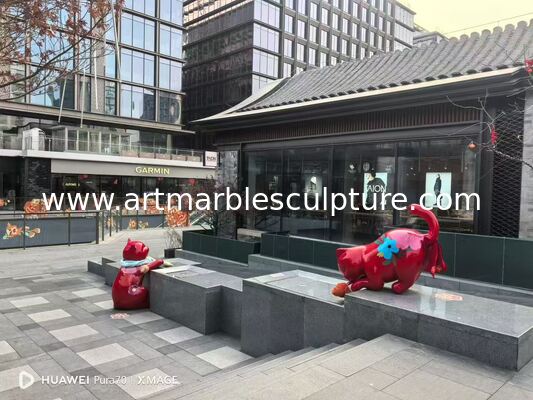 resin sculpture, animal scul[ture ,cat sculpture painting sculpture Customized sculptures supplier supplier
