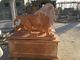 Garden decoration Stone walking lions pink marble animal sculpture,stone carving supplier supplier