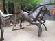Garden bronze horse sculptures brass horse statues,casting bronze animal statues, China sculpture supplier supplier