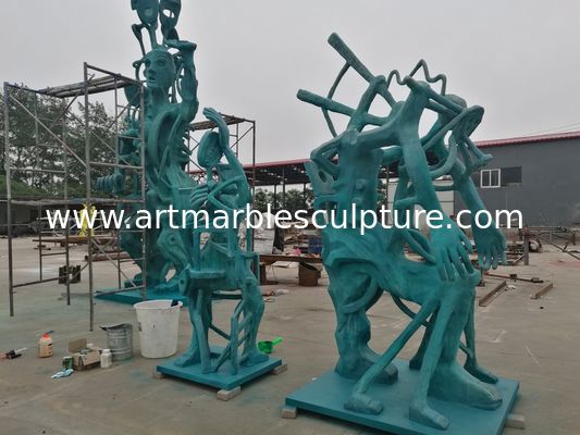 Bronze sculptures for American artist , customized bronze sculpture for exhibition ,China bronze sculpture supplier