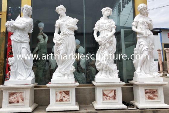 Nice garden stone statues four season marble sculpture stone sculptures,China stone carving Sculpture supplier