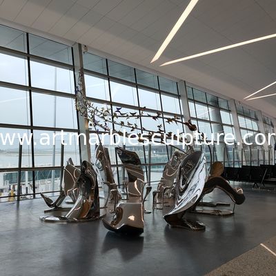 Mirror polish stainless steel sculptures ,art metal sculptures,Stainless steel sculpture supplier